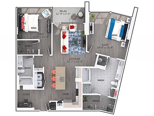 Floor plan C7D