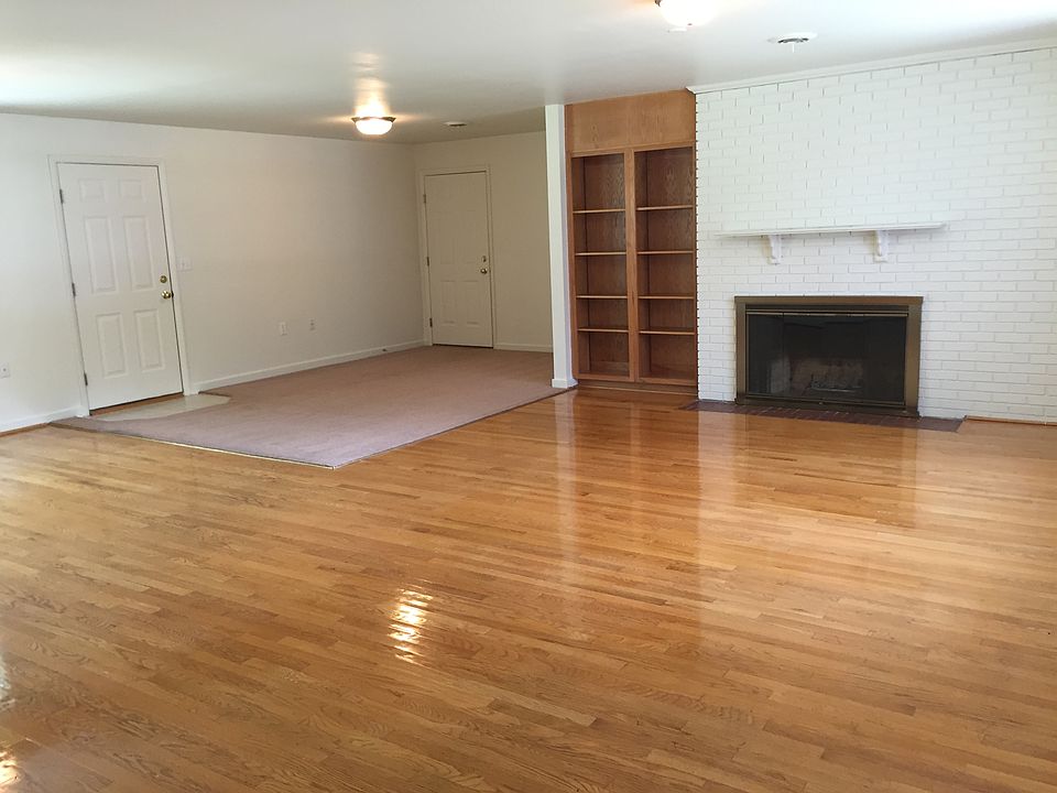 Original Hardwood with Wood Burning Fireplace