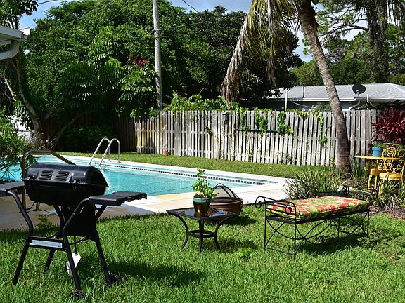 Pool and back yard