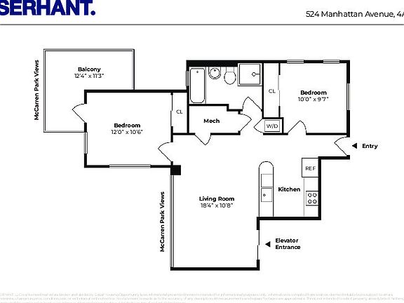 2nd image of 524 Manhattan Ave APT 4A