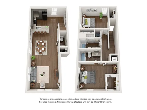 Floor plan 2B-Townhouse