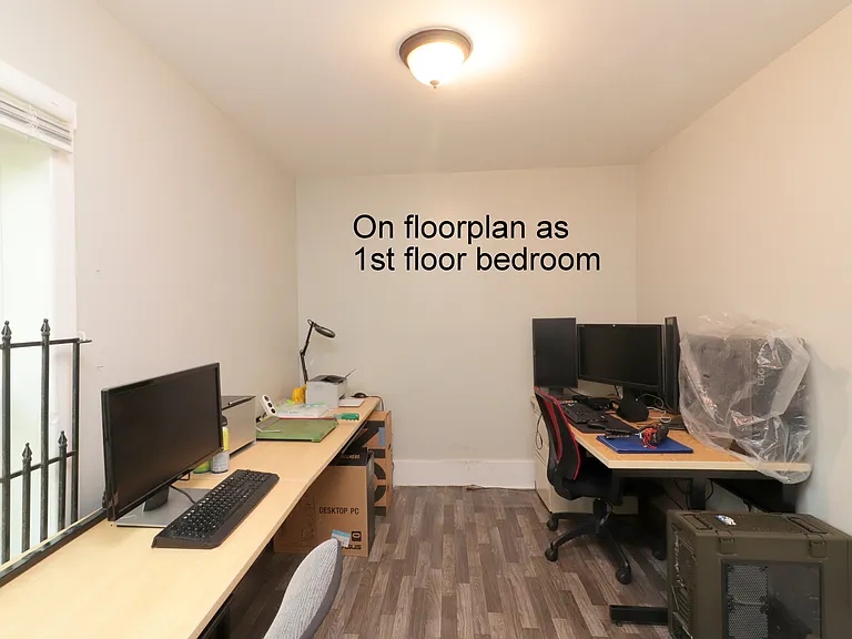 On floorplan as 1st floor bedroom