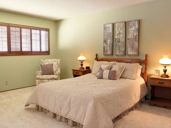 Spacious downstairs master bedroom.