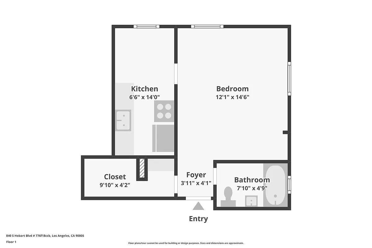 Floor plan Studio