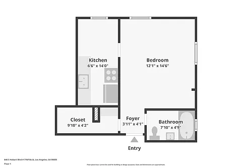 Floor plan Studio