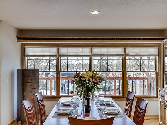 Beautiful dining area, can't beat the views!