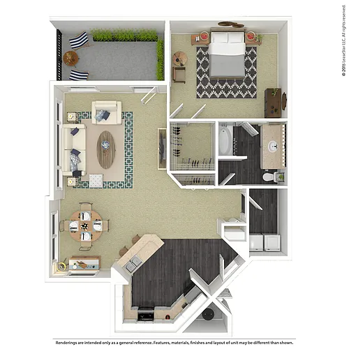 Floor plan Residence 1 Luxury