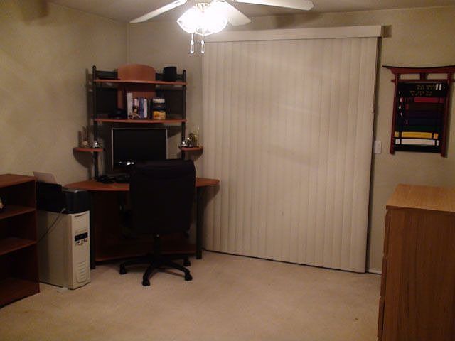 Bedroom #2 with access to deck, private bathroom and 2 closets