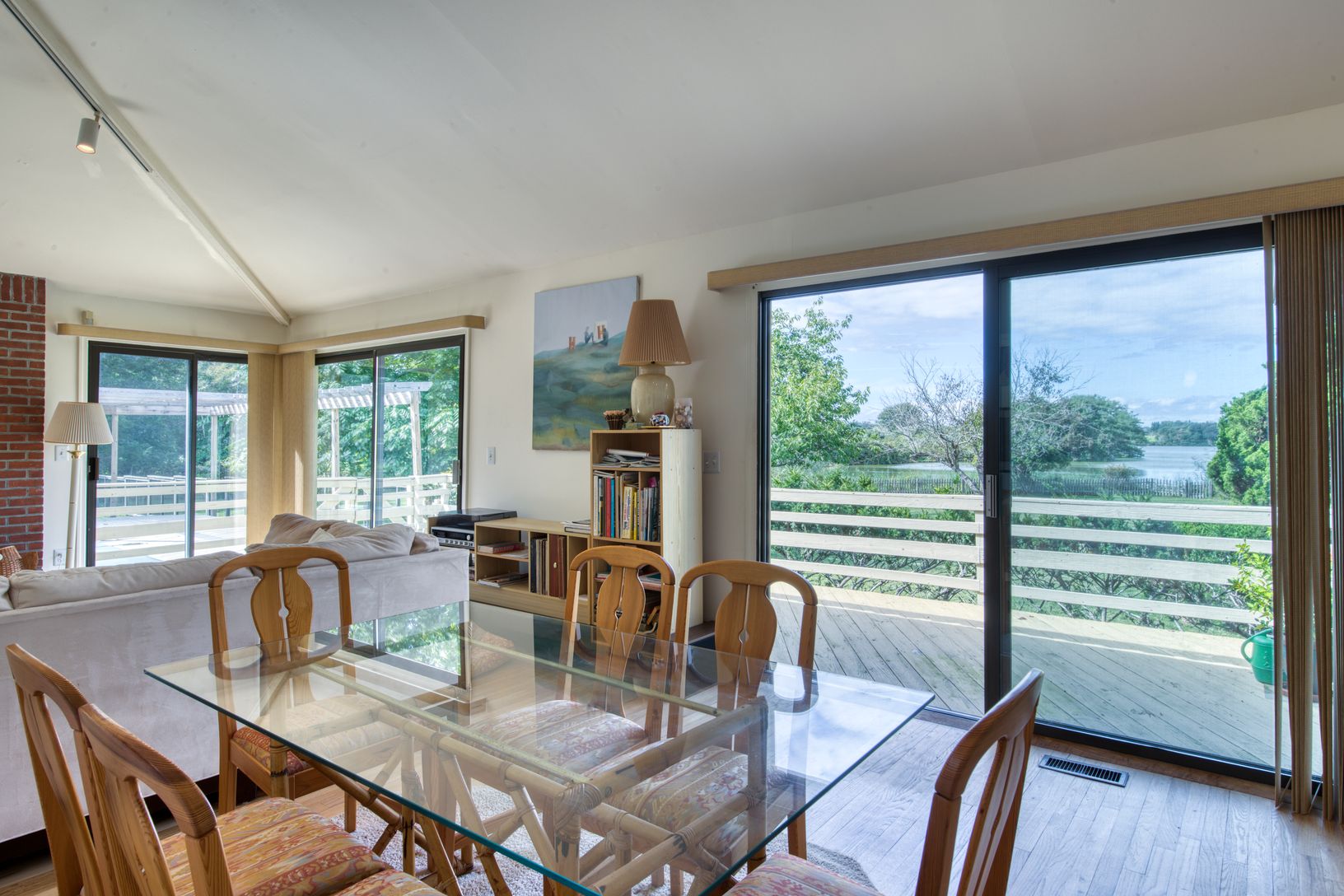  Dining Room with Pond View