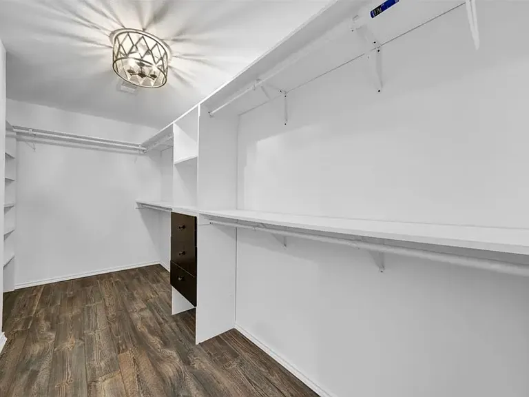 huge walk in master closet