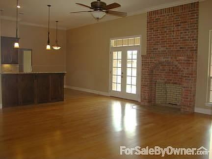Outlet in floor and fireplace mantle