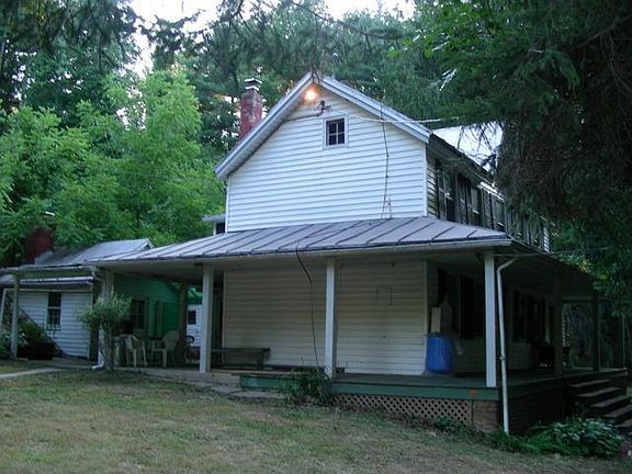 The side and front porch