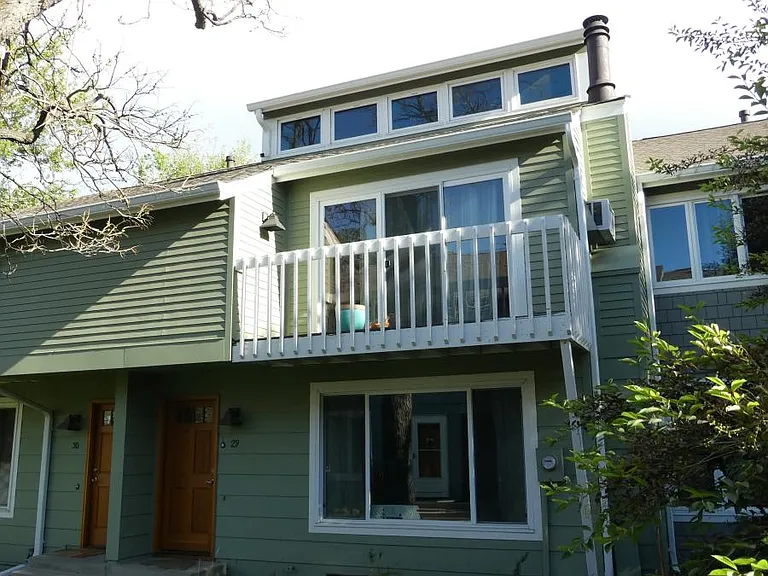 Exterior front of townhouse