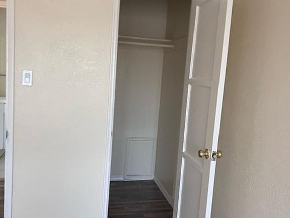 Bedroom walk-in closet