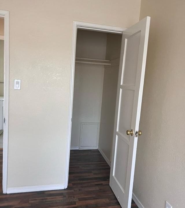 Bedroom walk-in closet