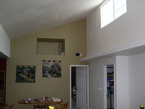 Vaulted Living Room/Kitchen
