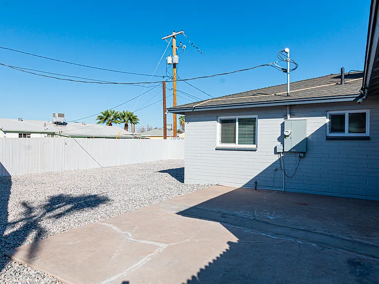Back patio
