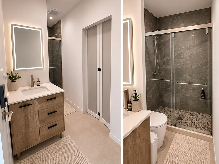 In-Law bathroom (detached from house)