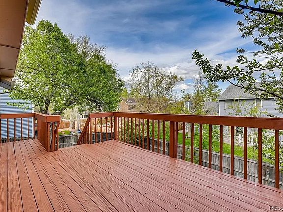 Back Deck overlooking large yard