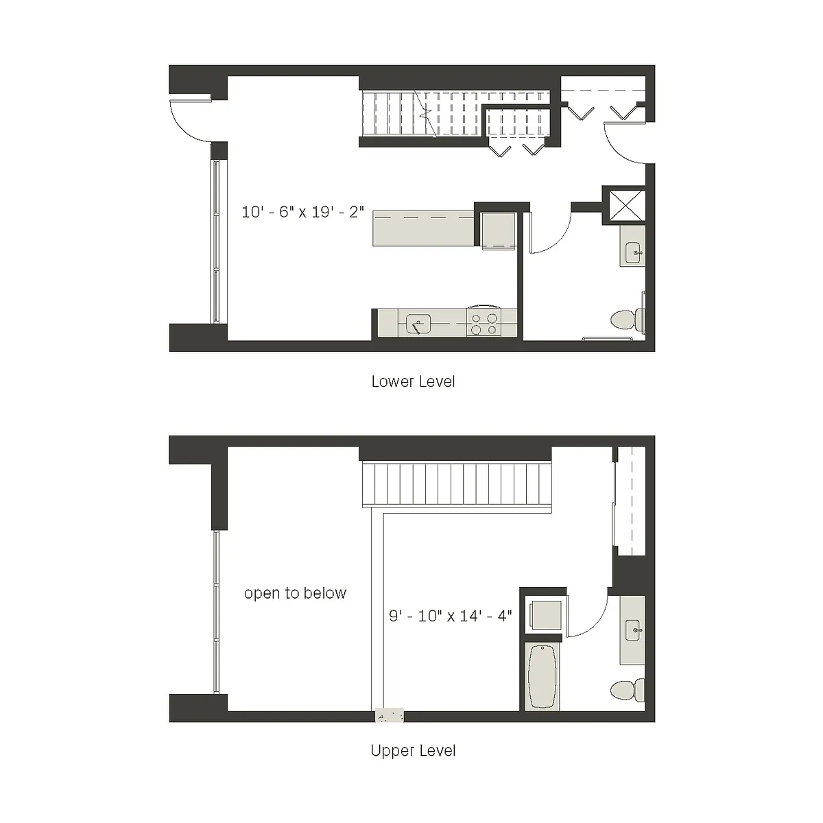 Floor plan 1 Bed/1.5 Bath Live/Work-a4-.1.5