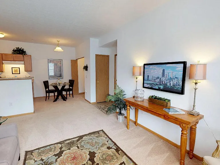 2 Bedroom 1 Bathroom Model Living Room