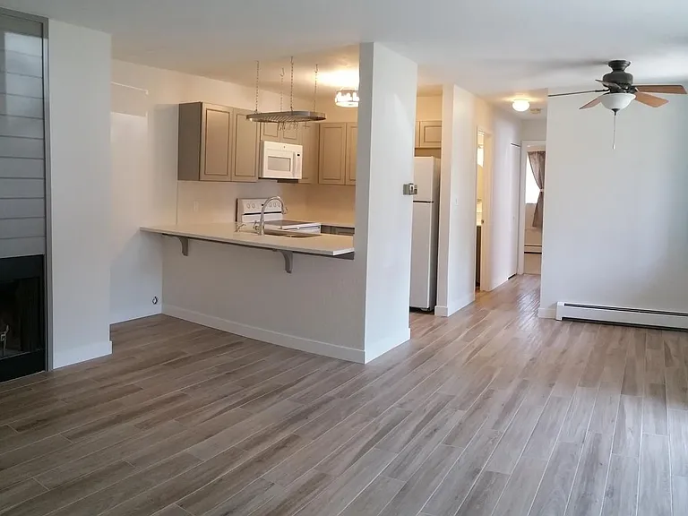 open kitchen/living area