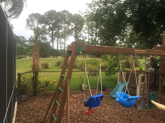 Another view of the backyard