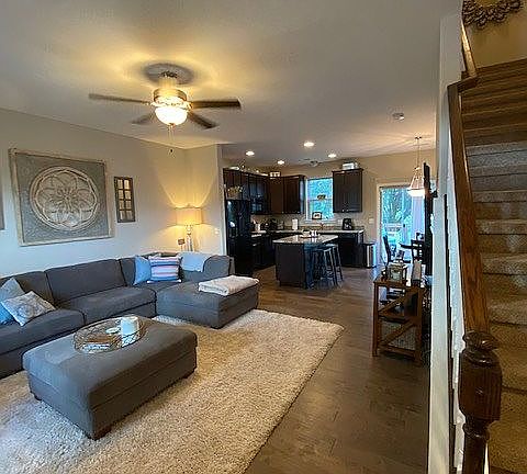 View from Front door into