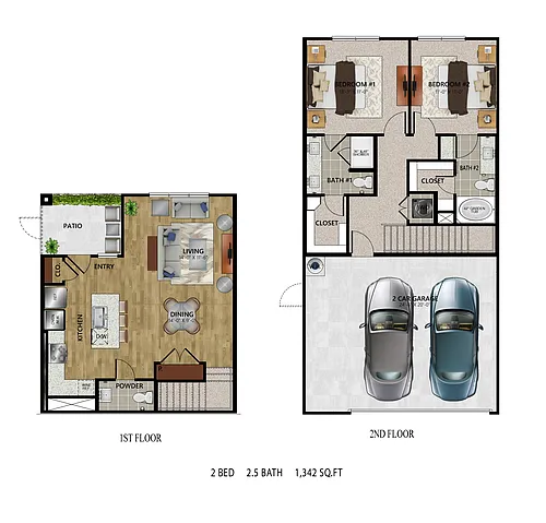Floor plan Pecan