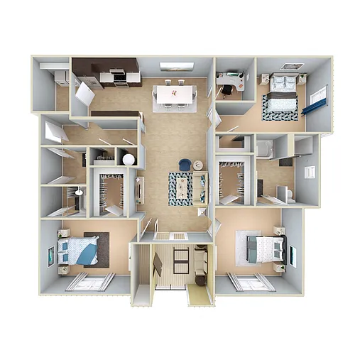 Floor plan 3 Bedroom