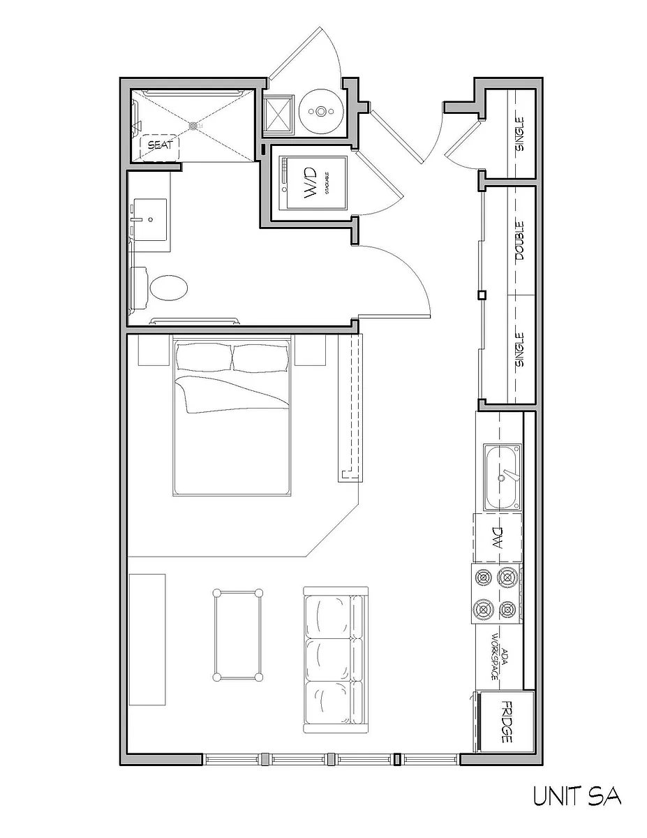 Floor plan SA