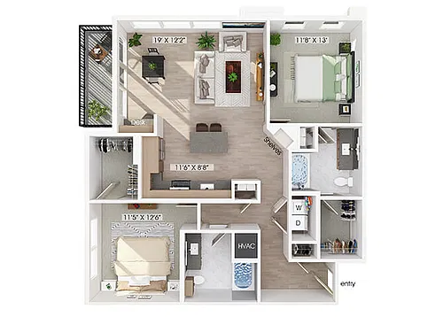 Floor plan B3