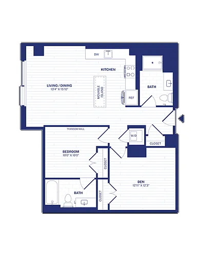 Floor plan C1D