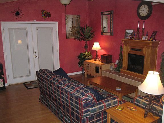 2nd Living Area with Skylight, Vaulted Ceiling opening to the Backyard