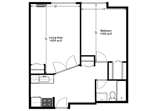 Floor plan Deluxe