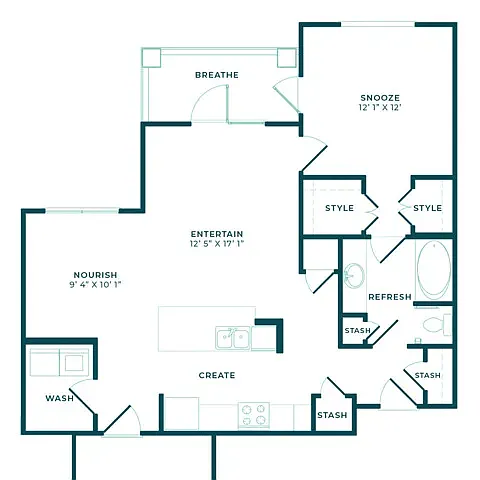 Floor plan The Sea Breeze