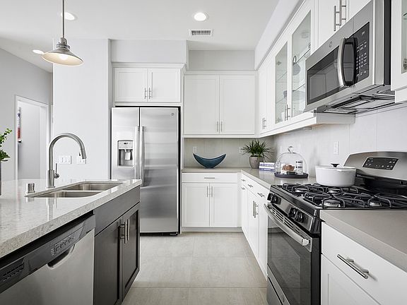 Cerro At Rancho Soleo Plan 1 Model Home Kitchen Detail