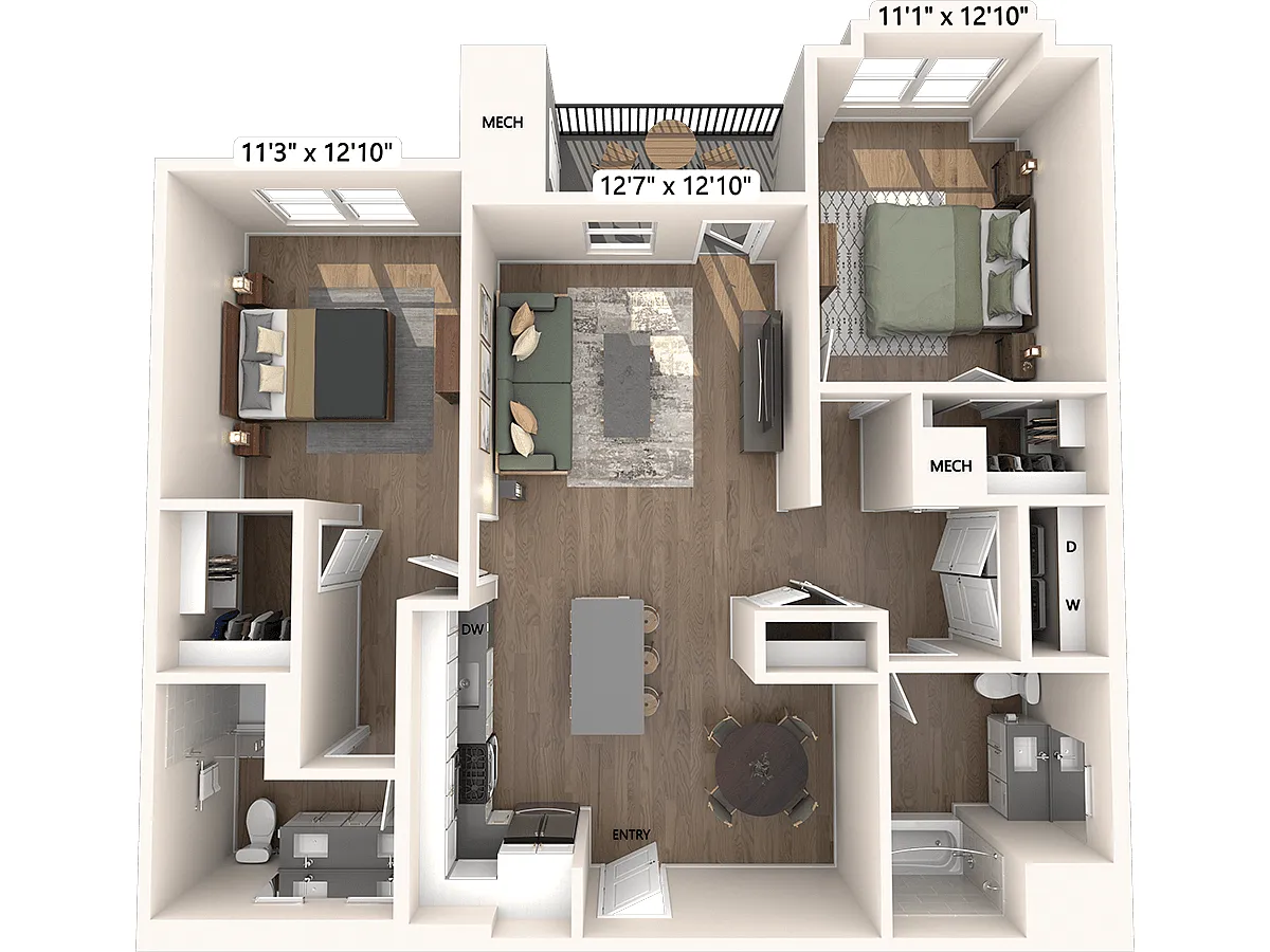 Floor plan BM13c-Upgrade
