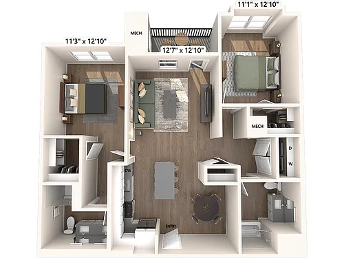 Floor plan BM13c-Upgrade