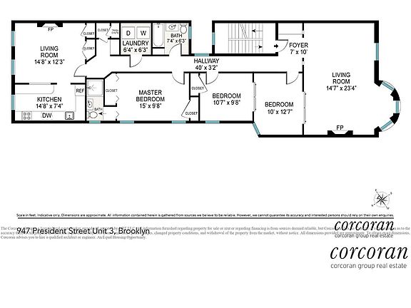 4th image of 947 President St APT 3