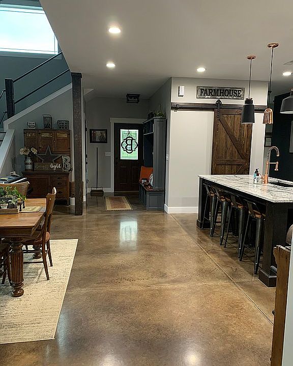Open concept living area