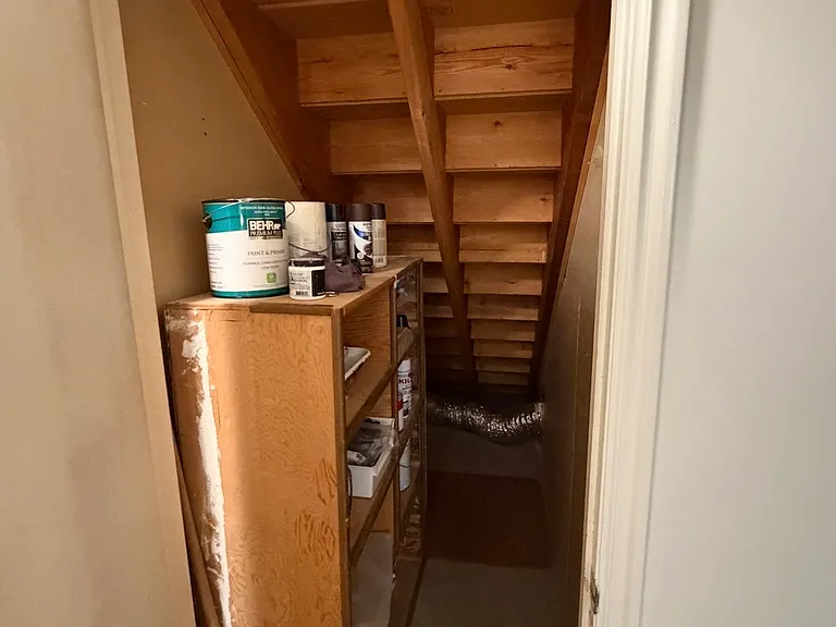 Under the stairs storage