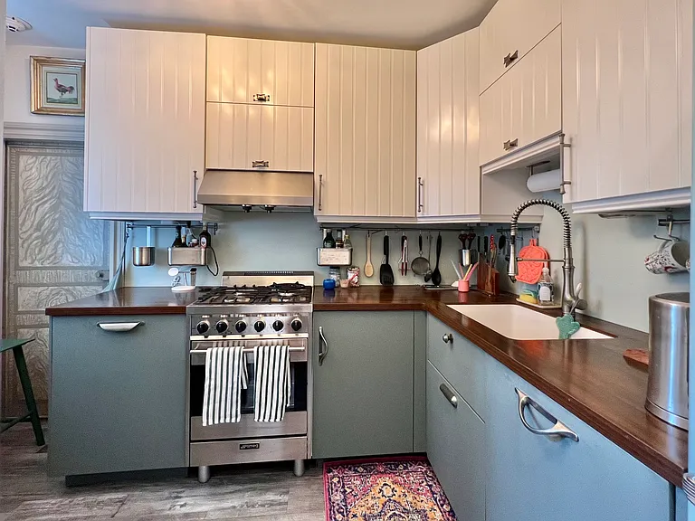 Modernized kitchen with dishwasher