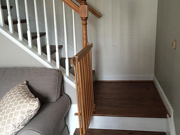 stair case from living room