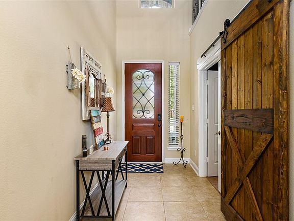 Facing the front door from the inside, you have a beautiful entryway with the study to your right.