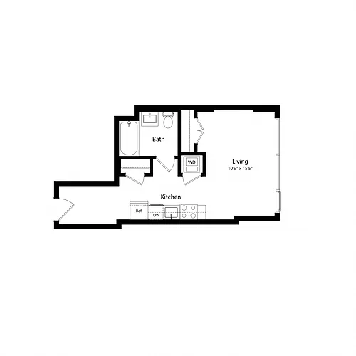 Floor plan Studio | S02