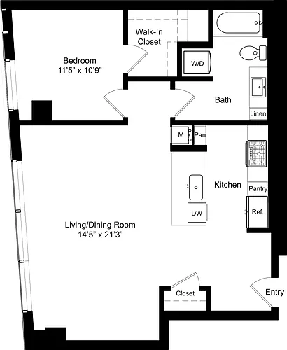 Floor plan A18 No Terrace