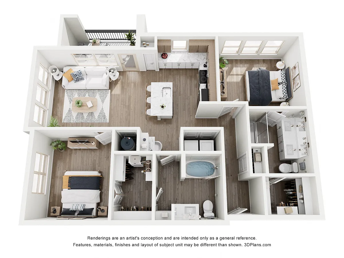 Floor plan B2a