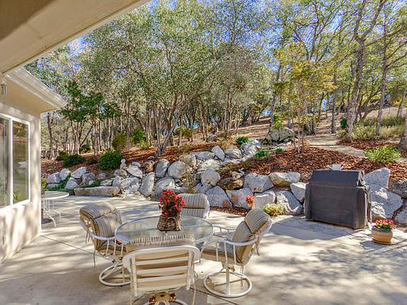 Secluded patio and backyard