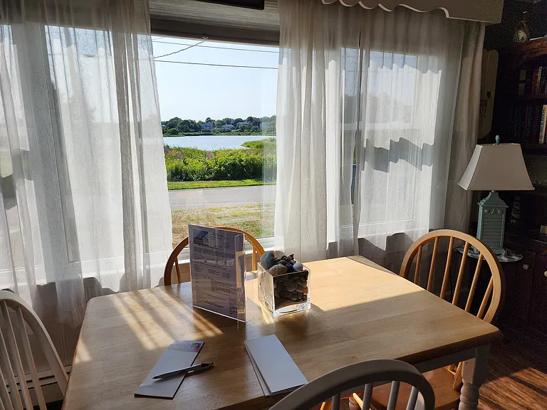 view from dining area